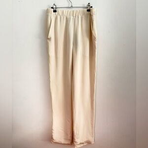 Sally LaPointe Cream Trousers